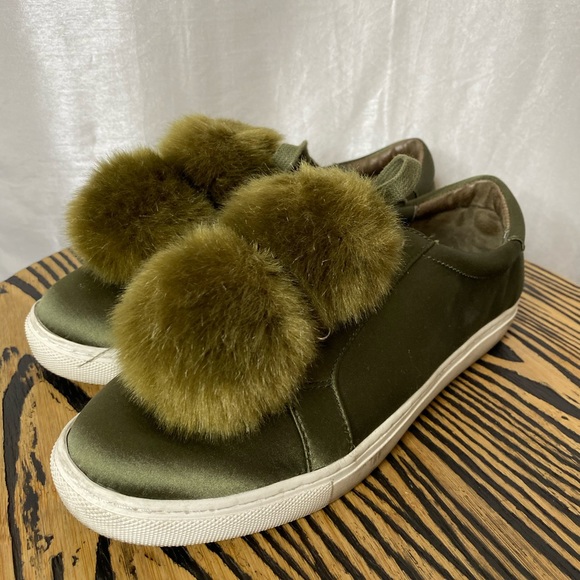 🛍️ Sold 🛍️ Pom Pom Sneakers - Picture 2 of 2